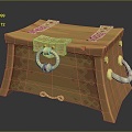 Cartoon Chest Treasure Chest Treasure Chest Jewelry Chest Cashbox Wooden Chest Game Chest Treasure Chest Pirate Chest 3d model