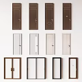 Flush Doors With Multiple Designs And Various Materials For Modern Home Use
