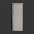 Light Gray Standing Water Dispenser With Colorful Stickers Modern Electronic Appliance