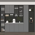 Modern Wine Cabinet Interior Design With Glass Doors Wine Bottles And Wine Glass Storage