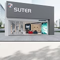SUYTER Shoes Store Interior With Display Shelves And Comfortable Sofas