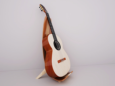 Modern Guitar 3d model