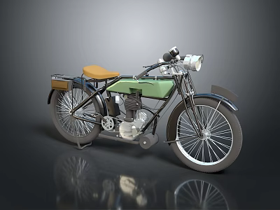 Motorcycle two-wheeled motorcycle off-road motorcycle road race motorcycle motor vehicle transport 3d model