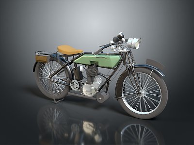 Motorcycle two-wheeled motorcycle off-road motorcycle road race motorcycle motor vehicle transport 3d model