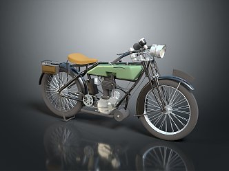 Motorcycle two-wheeled motorcycle off-road motorcycle road race motorcycle motor vehicle transport 3d model