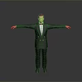 Stylish Men's Black Suit With Bow Tie Formal Attire In Gray Background