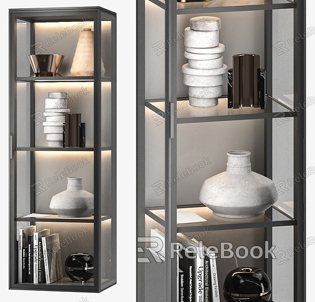 Modern Decorative Cabinet Wine Cabinet Cupboard Display Cabinet model