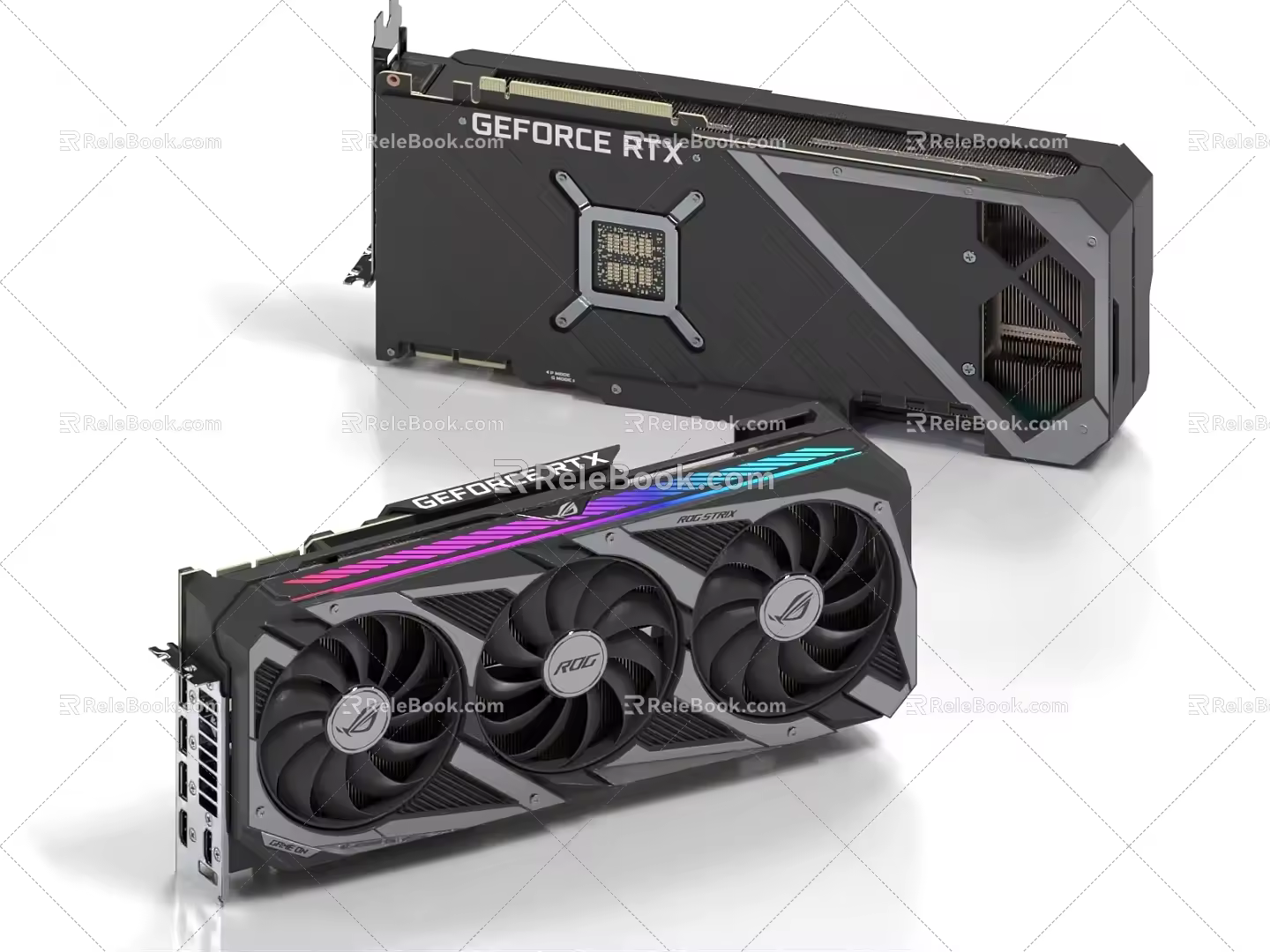 RTX3090 Asus Graphics Computer Accessories 3d model
