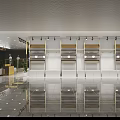 Stylish Clothing Store Interior Design With Mannequins Racks Plants Sofa And Lighting