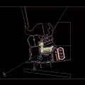 Aerial View Planning Large Building Water Area Heart Shaped Island Sports Track And Bridge