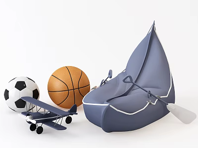 Modern Lazy Sofa 3d model Modern Lazy Sofa 3d model