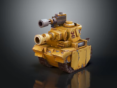 INDUSTRIAL LOFT TANKS MILITARY VEHICLES 3d model