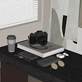 Modern ornaments combination camera ornaments combination 3d model