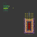 Luxurious KTV Entrance With Ornate Gold Carved Ceiling Marble Walls Red Curtains And Knight Statues