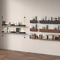 Modern Bookshelf Hanging Bookshelf 3d model