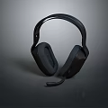 Black Computer Headset With Microphone For Gaming And Office Ergonomic Design