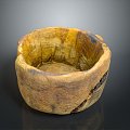 Bowl Stone Bowl Stone Bowl Cultural Relics Ancient Bowl Antique Bowl Household Supplies 3d model