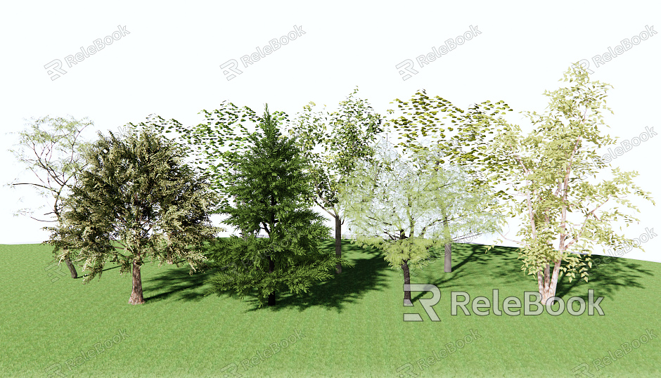 Modern Tree Landscape Tree model