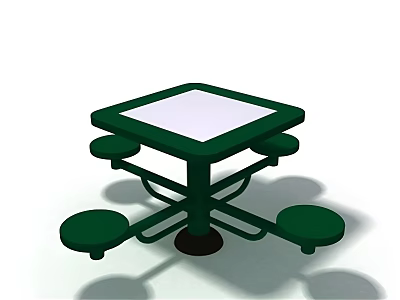 Modern Flush Door With Green Frame And White Panel For Outdoor Use 3d model