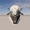 weapons sci-fi helmet 3d model