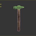 Hammer Warhammer Cartoon Hammer Magic Hammer Thor's Hammer Ancient Weapons Cold Weapons Medieval Items 3d model