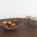 Modern table round table 3d model