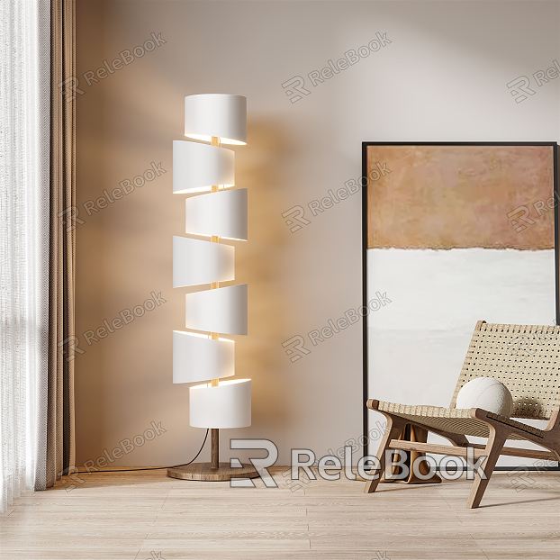 Modern floor lamp model