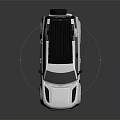 Modern White SUV with Dark Roof Green Front Accent Silver Wheels and Sleek Design