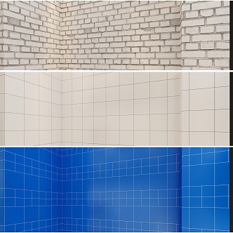 Modern background wall 3d model