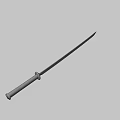 Elegant Traditional Samurai Katana Weapon With Wooden Handle Sharp Metal Blade