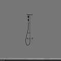 Modern Chrome Wall Mounted Shower System With Adjustable Spray Modes And Design
