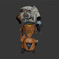 Modern Robot Mech Warrior Mech Soldier Machine Battlearm Mechanical Battlearm 3d model