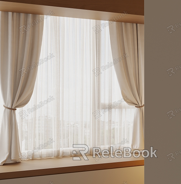 Curtain Screen Window Blinds Dream Curtain Shangri-La Curtain Curtain model