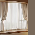 Elegant Sheer Curtains With Soft Linen Drapes And Tiebacks For Modern Window Space