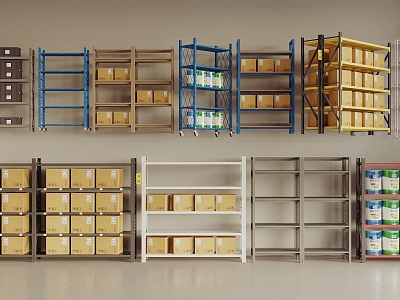 Shelf Storage Rack Express Rack 3d model