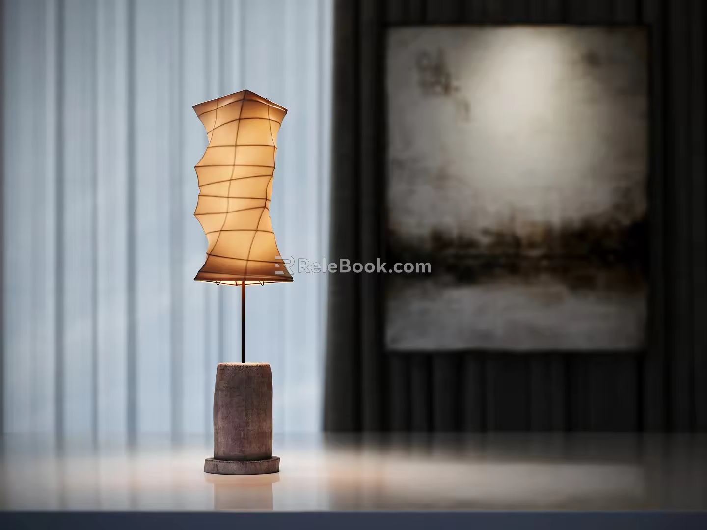 Quiet Table Lamp New Chinese Style Table Lamp Cloth Table Lamp Modern Table Lamp Featured Table Lamp Antique Table Lamp 3d model
