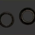 Two Car Tires Automotive Components High Quality Rubber Vehicle Parts