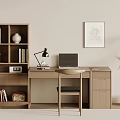 Nordic Desk 3d model