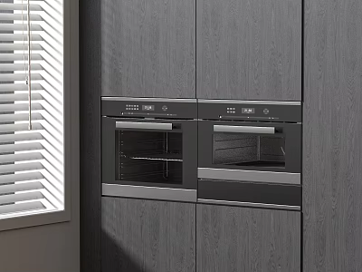 Embedded steam oven 3d model