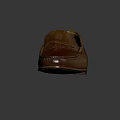Classic Brown Leather Loafers With Slip On Style And Premium Material Design