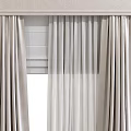 Elegant Luxury Curtains With Sheer Layers And Satin Fabric For Modern Home Interior