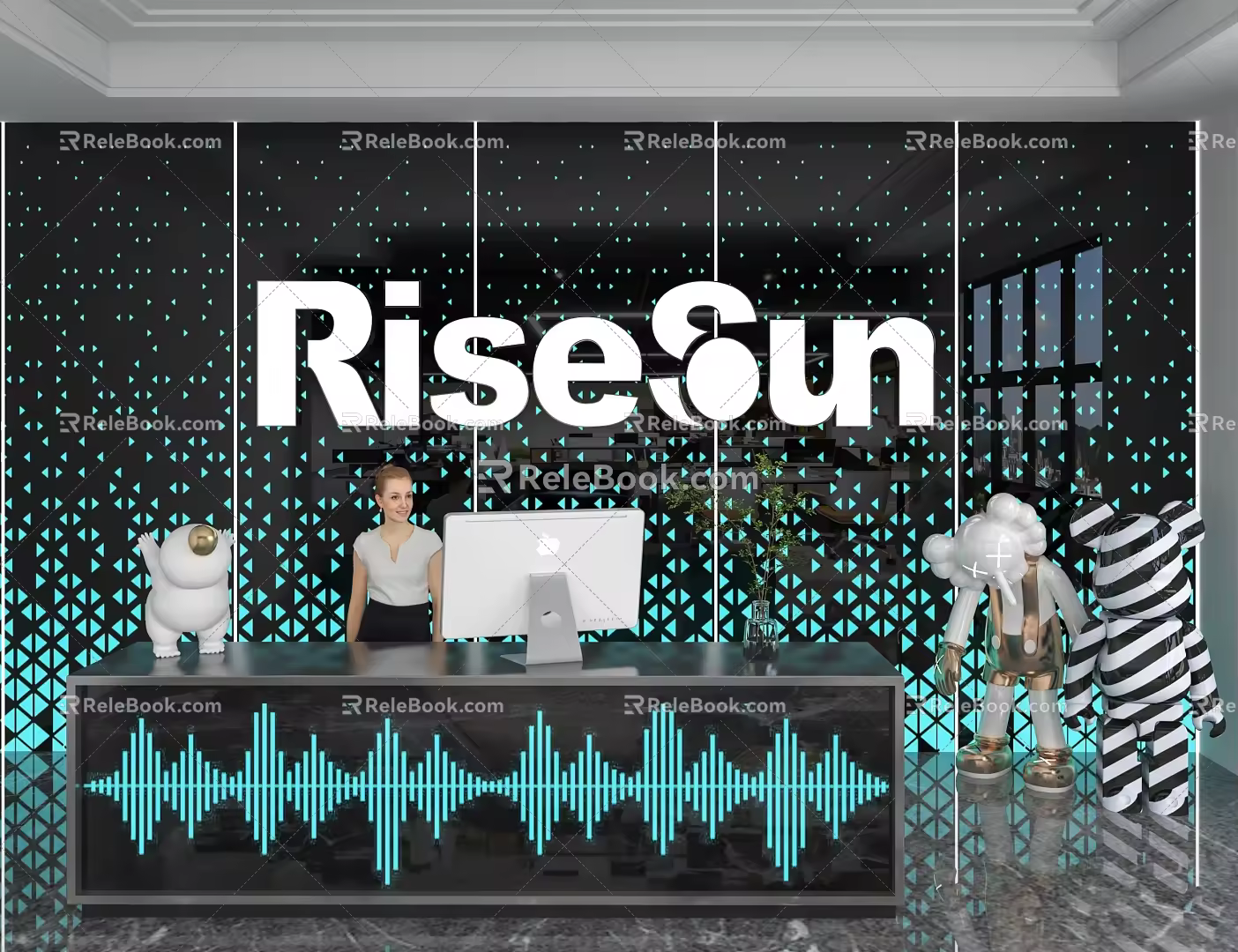 Front Desk 3d model