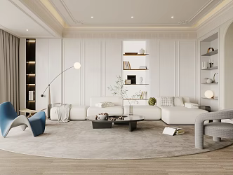 The Silent Living Room 3d model