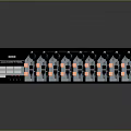 Professional Electronic Audio Controller With Knobs Buttons And LED Lights