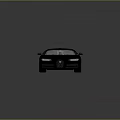 Black Bugatti Sports Car With Sleek Design And Glossy Exterior Finish