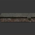 Architectural Building Textured Stone Components With L Shaped And Rectangular Forms