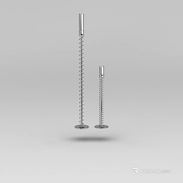 Modern Metal Storage Lockers With Different Heights And Sleek Design 3d model 