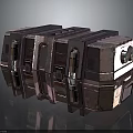 Industrial Style Equipment Cases With Metal Latches And Textured Pink Purple Surface