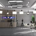 Modern Guide Room Recording Classroom 3d model