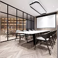 Modern Front Desk 3d model